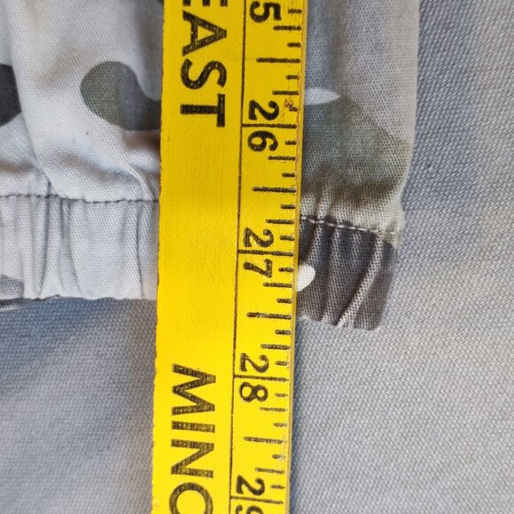 Aeropostale Aero high-rise relaxed jogger cargo pants women's M grey camouflage - Picture 12 of 15